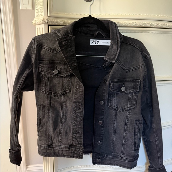 Zara Jackets & Blazers - Zara Black Jean Jacket for Women